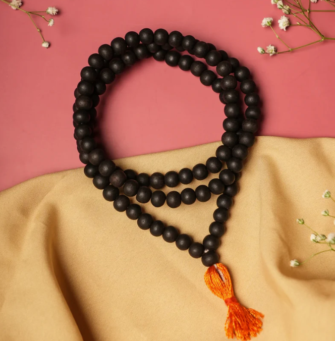 SatyamShivam | Original Karungali Malai - Natural Black Ebony Wood