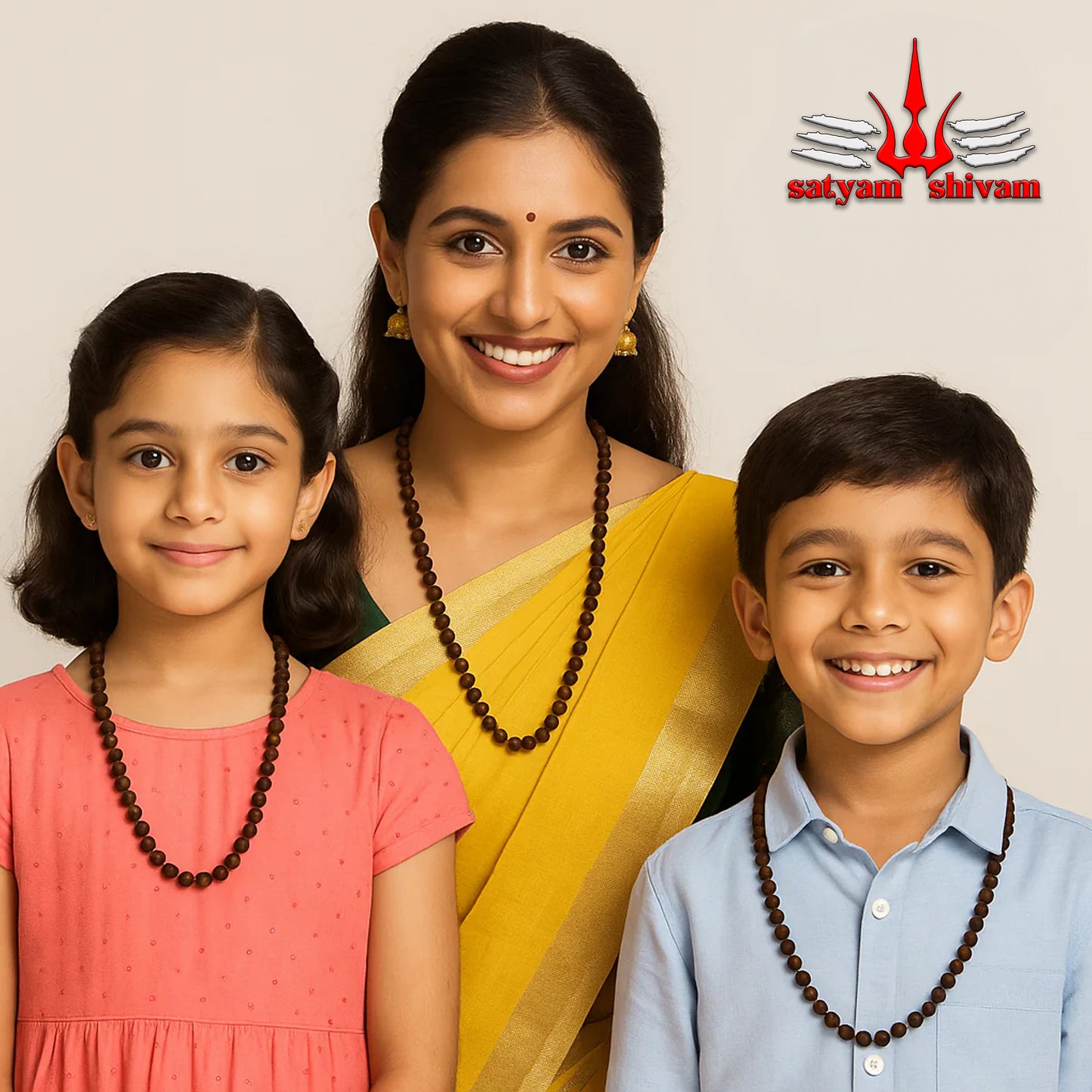 SatyamShivam | Original Karungali Malai - Natural Black Ebony Wood